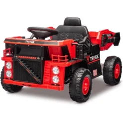 12V Kids Ride-On Dump Truck, RC Electric Construction Vehicle W/Dump Bed & Shovel, 4-Wheel Shock Absorption, For Boys & Girls 16 12V Kids Ride-On Dump Truck, RC Electric Construction Vehicle W/Dump Bed & Shovel, 4-Wheel Shock Absorption, For Boys & Girls -Living Aura Store GUEST 79be67d3 441c 4d25 a7f6 56992f3631e3