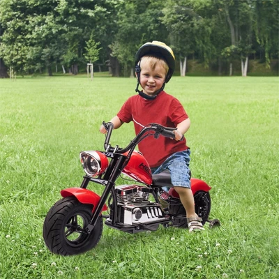 Kids Electric Dirt Bike, 36V Powered Ride On Motorcycle, 350W Torque Motorbike W/Training Wheel, Leather Seat, Music, LED Headlight For Boys Girls 10 Kids Electric Dirt Bike, 36V Powered Ride On Motorcycle, 350W Torque Motorbike W/Training Wheel, Leather Seat, Music, LED Headlight For Boys Girls - Image 10