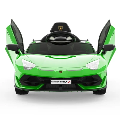 12V Kids Electric Car With Remote Control, LED Lights & Sound System - Licensed Lamborghini Battery Powered Ride-On Toy For Boys & Girls 4 12V Kids Electric Car With Remote Control, LED Lights & Sound System - Licensed Lamborghini Battery Powered Ride-On Toy For Boys & Girls - Image 4