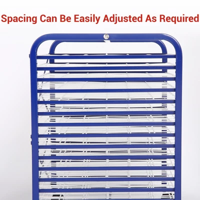 Art Drying Rack, 16 Removable Shelves Art Storage, Paint Drying Rack For Art Supplies, Painting Stand, Art Storage Rack With Lockable Wheels 6 Art Drying Rack, 16 Removable Shelves Art Storage, Paint Drying Rack For Art Supplies, Painting Stand, Art Storage Rack With Lockable Wheels - Image 6