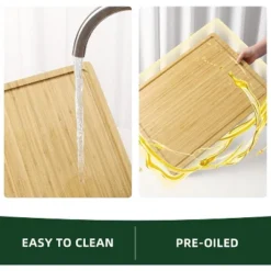 20 Inch Extra Large Bamboo Wood Cutting Board For Kitchen, With Juice Groove For Meat, Vegetables And Cheese 12 20 Inch Extra Large Bamboo Wood Cutting Board For Kitchen, With Juice Groove For Meat, Vegetables And Cheese -Living Aura Store GUEST 849fa20d 9481 4247 b7d9 3f61dd7fc8a7