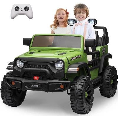 24V 2-Seater Electric Ride-On Car For Kids With Parent Remote Control, Dual 200W Motors, Music & Adjustable Speeds - Ages 3-8 Years Old 8 24V 2-Seater Electric Ride-On Car For Kids With Parent Remote Control, Dual 200W Motors, Music & Adjustable Speeds - Ages 3-8 Years Old - Image 8