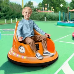 Toddlers Bumper Car, 12V Ride On Toy For Kids, Electric Ride On Car W/Remote Control, Baby Bumping Toy Car W/2 Speeds, LED Lights, 360 Degree Spin 18 Toddlers Bumper Car, 12V Ride On Toy For Kids, Electric Ride On Car W/Remote Control, Baby Bumping Toy Car W/2 Speeds, LED Lights, 360 Degree Spin -Living Aura Store GUEST 854db51d 05b6 4c3d ab70 9d1c5453e031