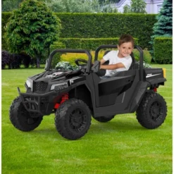24V Ride On Dump Truck With Remote Control, 2 Seater Electric Toy Car For Kids, All-Terrain Kids Construction Vehicle W/Dump Bed & Shovel -Living Aura Store GUEST 8599c4ab dc06 4578 8d94 462654cd5522