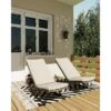 Outdoor Rocking Chair With Padded Cushion - Comfy Rocking Chair Lounge, Chaise Chair For Front Porch, Garden, Backyard, Lawn, Patio