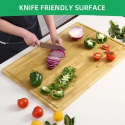 Extra Large Bamboo Cutting Board, Butcher Block With Juice Groove And Handles, Stove Top Cover, 30x20 Inch For Kitchen 9 Extra Large Bamboo Cutting Board, Butcher Block With Juice Groove And Handles, Stove Top Cover, 30x20 Inch For Kitchen -Living Aura Store GUEST 86f420e4 e7cd 413d bc5c 87346e0480c8