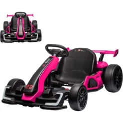 24V Electric Go Kart For Kids, With 2 * 150W Motors, Adjustable Seat, 8mph Speed, Led Lights, For Children Ages 6-15 20 24V Electric Go Kart For Kids, With 2 * 150W Motors, Adjustable Seat, 8mph Speed, Led Lights, For Children Ages 6-15 -Living Aura Store GUEST 8a47437d 50dd 4880 8dce 1486b6699450