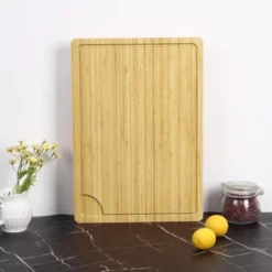Cutting Board, Bamboo Stove Top Cover, Over The Sink Chopping Board With Juice Groove And Handle -Living Aura Store GUEST 8aa4855f c9eb 4940 ade5 547b484bf52e