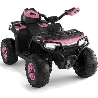 12V Kids Ride On ATV Car With Remote Control, Dual 35w Motors, 4-Wheel Suspension, LED Lights, Music, Off-Road 4 Wheeler For Boys Girls 10 12V Kids Ride On ATV Car With Remote Control, Dual 35w Motors, 4-Wheel Suspension, LED Lights, Music, Off-Road 4 Wheeler For Boys Girls - Image 10