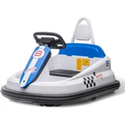 6V Bumper Car For Toddlers, 1.9 MPH Max Speed, Steering Wheel, 360 Degree Spin, 2-Speeds, Lights, Music & Horn -Living Aura Store GUEST 8d95eebc 6396 457e 9695 acbc940c4485