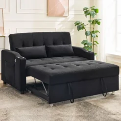 3 In 1 Convertible Sleeper Sofa Bed, Corduroy Couches With Pull-Out Bed, Adjustable Backrest, Charging Port , Modern Sofa For Living Room 15 3 In 1 Convertible Sleeper Sofa Bed, Corduroy Couches With Pull-Out Bed, Adjustable Backrest, Charging Port , Modern Sofa For Living Room -Living Aura Store GUEST 8e3d270d 1b3d 42fd a7ee 706c93bcb080