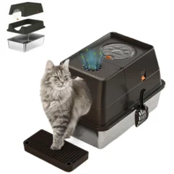 Enclosed Metal Litter Box With Lid, Large Metal Litter Box For Cats, Covered Dog Proof Litter Box 8'' Deep,Removable Top And Litter Scooper 13 Enclosed Metal Litter Box With Lid, Large Metal Litter Box For Cats, Covered Dog Proof Litter Box 8'' Deep,Removable Top And Litter Scooper -Living Aura Store GUEST 8e77020e 6eca 4dc4 b44b dd89b77f3868