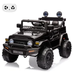 12V Ride On Truck Car For Kids, Kids Car W/2.4G Remote Control, Led Lights, Suspension, Safety Belt, Powered Electric Vehicle For Boys And Girls -Living Aura Store GUEST 8fa4d382 49ee 4230 919b 77478e9f35bc