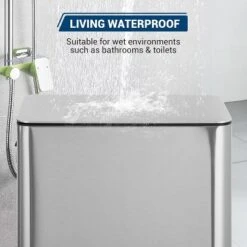 4 Gallon/15 L Trash Can, Stainless Steel Garbage Can With Soft-Close Lid, Removable Inner Bucket 12 4 Gallon/15 L Trash Can, Stainless Steel Garbage Can With Soft-Close Lid, Removable Inner Bucket -Living Aura Store GUEST 9145a696 2f4c 41da b628 43728eda6cf2