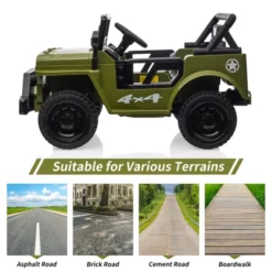 12V Kids Ride On Truck Car With Remote Control, Spring Suspension, Various Speeds, LED Lights, Music, And Safety Belt, Electric Ride On Car Toys -Living Aura Store GUEST 921c934b 158c 4fbd ae58 bbb8ab654b2d