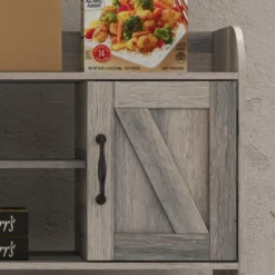 51.1" Large Wooden Cat Litter Box Enclosure | Storage Shelves | Hidden Design | Modern Indoor Cat Cabinet For Organized Storage & Odor Control -Living Aura Store GUEST 93431740 a53f 4e90 b71c 8eeba711d16e