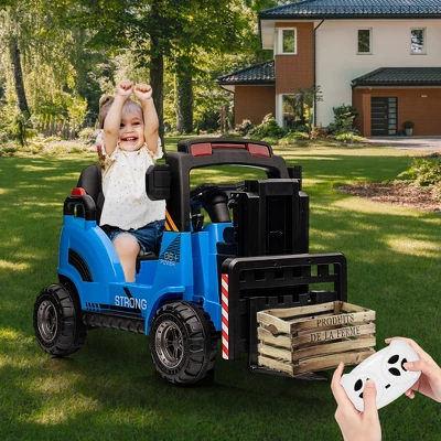 12V Kids Ride On Forklift Car, Electric Ride On Construction Car With Remote Control, Liftable Fork And Pallet, , Music Ride On Toy For Kids 5 12V Kids Ride On Forklift Car, Electric Ride On Construction Car With Remote Control, Liftable Fork And Pallet, , Music Ride On Toy For Kids - Image 5