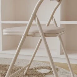 3-Piece Folding Upholstered Table And Chair, Square Card Table And Chair Set With Pu Soft Cushion, Metal Frame Children's Activity Table And Chairs -Living Aura Store GUEST 983d1773 9f42 4c75 bc52 7b5008bf95fb