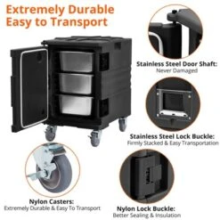 Portable Food Warmer, 82 Qt Hot Box, Large Inner Capacity, Universal Wheel, Compatible With 3/6" Or 6/2.5" Plates, (Universal Wheel) 17 Portable Food Warmer, 82 Qt Hot Box, Large Inner Capacity, Universal Wheel, Compatible With 3/6" Or 6/2.5" Plates, (Universal Wheel) -Living Aura Store GUEST 9e4050d5 17e0 4a7b bedb 0182129c4fcf
