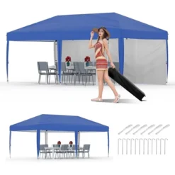 10'x20' Commercial Pop-Up Canopy Tent, Instant Setup Shelter, Portable Outdoor Tent 14 10'x20' Commercial Pop-Up Canopy Tent, Instant Setup Shelter, Portable Outdoor Tent -Living Aura Store GUEST a09072c4 3aa0 4dcf 901a c7ec50c60e00