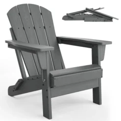 Folding Adirondack Chairs With Ergonomic Extended Backrest, Weather-Resistant HDPE Fire Pit Chairs, Outdoor Lounger For Patio, Garden & Lawn 18 Folding Adirondack Chairs With Ergonomic Extended Backrest, Weather-Resistant HDPE Fire Pit Chairs, Outdoor Lounger For Patio, Garden & Lawn -Living Aura Store GUEST a2e5e6ad 45d1 4730 aa24 52cd8a25dba5