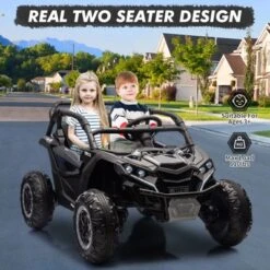 2 Seater Ride On UTV, Kids Electric Ride On Car, 24V Powered Riding Toy UTV, Off-Road UTV Toy With Remote Control, LED Lights, Music For Toddlers 3+ 10 2 Seater Ride On UTV, Kids Electric Ride On Car, 24V Powered Riding Toy UTV, Off-Road UTV Toy With Remote Control, LED Lights, Music For Toddlers 3+ -Living Aura Store GUEST a43e973a 6d5f 4d8c 8b8a c7a00cb05842