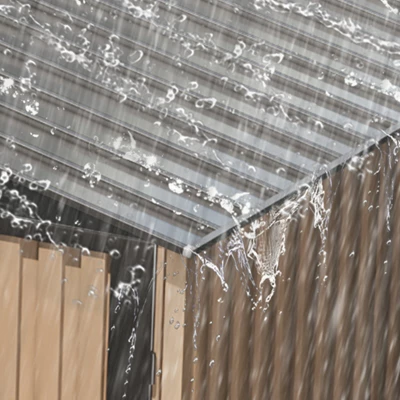 Metal Garden Shed ,Shed Outdoor Storage Shed With Sloping Roof And Vents, Slooping Roof Tool Shed For Backyard, Patio, Garden Yard,6 X 4 FT 5 Metal Garden Shed ,Shed Outdoor Storage Shed With Sloping Roof And Vents, Slooping Roof Tool Shed For Backyard, Patio, Garden Yard,6 X 4 FT - Image 5