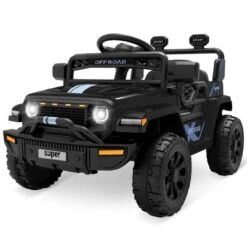 Ride On Truck For Kids, 12V Battery Powered Toy Car With Remote Control, Spring Suspension, LED Headlight And Music, Toddler Electric Vehicles For 3+ 20 Ride On Truck For Kids, 12V Battery Powered Toy Car With Remote Control, Spring Suspension, LED Headlight And Music, Toddler Electric Vehicles For 3+ -Living Aura Store GUEST a6b9a7d4 f75f 4ef7 a805 40a61133d010