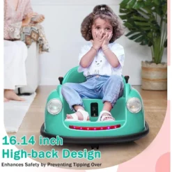 12V Kids Electric Bumper Car With 2.4G Remote Control, 360° Spinning, Music & LED Lights, Safety Bumper For Ages 2-5 Years 16 12V Kids Electric Bumper Car With 2.4G Remote Control, 360° Spinning, Music & LED Lights, Safety Bumper For Ages 2-5 Years -Living Aura Store GUEST a8b3c42f fbc8 48ef b1a0 63a956c2f125
