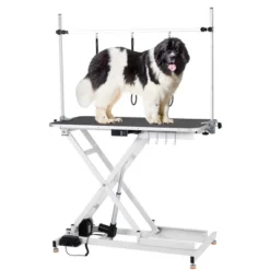 47'' Electric Dog Grooming Table, Heavy Duty Height Adjustable Lifting Grooming Table With Arm, Hooks, Leash, Pet Grooming Lift Table 13 47'' Electric Dog Grooming Table, Heavy Duty Height Adjustable Lifting Grooming Table With Arm, Hooks, Leash, Pet Grooming Lift Table -Living Aura Store GUEST ab940032 f6e4 403a 8372 c7e5ccb7839e