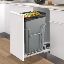 Undercabinet Trash System: 30L/35L Pull-Out Drawers W/Door Kits & Dampers | Fits 10-12" Cabinets | Steel | Silver (No Bins Included) 8 Undercabinet Trash System: 30L/35L Pull-Out Drawers W/Door Kits & Dampers | Fits 10-12" Cabinets | Steel | Silver (No Bins Included) -Living Aura Store GUEST ac8b76ee dd33 4583 8ac8 c3b039df8290