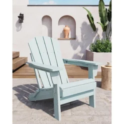 Folding Adirondack Chair Set Of 2, HDPE Plastic Weather Resistant Oversized Outdoor Chair For Patio, Lawn, Garden, Backyard, Deck, 380 Lb Support 13 Folding Adirondack Chair Set Of 2, HDPE Plastic Weather Resistant Oversized Outdoor Chair For Patio, Lawn, Garden, Backyard, Deck, 380 Lb Support -Living Aura Store GUEST ad7ba907 ae96 4ee1 af85 793888111df2