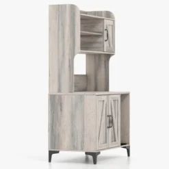 51.1" Large Wooden Cat Litter Box Enclosure | Storage Shelves | Hidden Design | Modern Indoor Cat Cabinet For Organized Storage & Odor Control -Living Aura Store GUEST adea06e4 2545 4d47 a29b 1c185fae477e