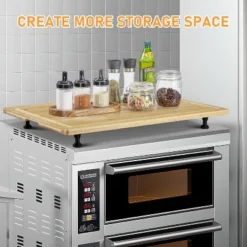 Wooden Stove Top Cover, With Groove And Adjustable Legs For Gas, Electric Stove, Chopping Board For Rvs, Small Kitchens, Camping 11 Wooden Stove Top Cover, With Groove And Adjustable Legs For Gas, Electric Stove, Chopping Board For Rvs, Small Kitchens, Camping -Living Aura Store GUEST ae70e11a b404 4f50 95d4 13ffc8351706