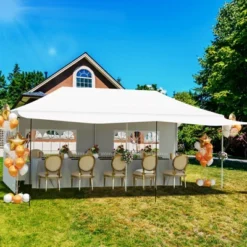 10x20 Pop Up Canopy Tent, Heavy Duty Commercial Easy Up Canopy With Removable Sidewalls, Awning & Roller Bag For Outdoor, Parties, Garden Gazebo Tent -Living Aura Store GUEST ae8a1166 d80e 4db3 9f0b cf1fadd9b1a4