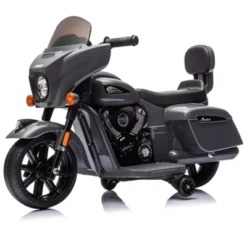 6V Electric Dirt Bike For Kids, Powered Riding Toys W/Grip Handleader, Kids Ride On Motorcycle Toys W/USB, AUX, Music, Headlight For Toddlers 2-10