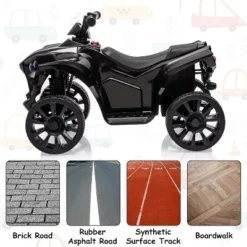 6V Ride On Toy, Kids ATV 4 Wheeler With 1.8MPH Max Speed, Wear-Resistant Wheels, Music & Foot Pedal, Electric Quad Car For Kids Toddlers 10 6V Ride On Toy, Kids ATV 4 Wheeler With 1.8MPH Max Speed, Wear-Resistant Wheels, Music & Foot Pedal, Electric Quad Car For Kids Toddlers -Living Aura Store GUEST b618d611 a504 4b14 8e0c 9408b31b7180