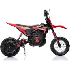 24V Kids Ride On Electric Off-Road Motorcycle,250W Motor 13.6MPH Fast Speed Dirt Bike Motocross,Leather Seat,for Kids Riding Toy, Red -Living Aura Store GUEST b6e5738c 18b7 402d b9d2 4744dff58ea2