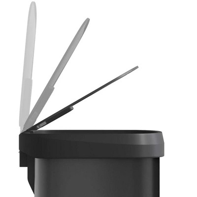 21 Gallon / 80 Liter Step-on Trash Can, Stainless Steel Kitchen Garbage Bin Featuring Soft-Close Plastic Lid And Liner Retainer Ring 4 21 Gallon / 80 Liter Step-on Trash Can, Stainless Steel Kitchen Garbage Bin Featuring Soft-Close Plastic Lid And Liner Retainer Ring - Image 4