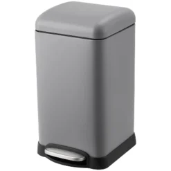12L Bathroom Trash Can With Lid, Stainless Steel Kitchen Trash Can, Step-On Pedal, Fingerprint-Resistant Finish For Kitchen, Bathroom 15 12L Bathroom Trash Can With Lid, Stainless Steel Kitchen Trash Can, Step-On Pedal, Fingerprint-Resistant Finish For Kitchen, Bathroom -Living Aura Store GUEST bd4a61aa 90fb 486f a56a 4ee578a2958e