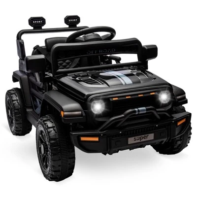 Ride On Truck For Kids, 12V Battery Powered Toy Car With Remote Control, Spring Suspension, LED Headlight And Music, Toddler Electric Vehicles For 3+ 1 Ride On Truck For Kids, 12V Battery Powered Toy Car With Remote Control, Spring Suspension, LED Headlight And Music, Toddler Electric Vehicles For 3+