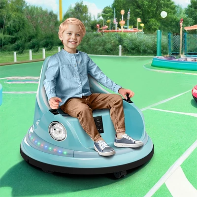 Toddlers Bumper Car, 12V Ride On Toy For Kids, Electric Ride On Car W/Remote Control, Baby Bumping Toy Car W/2 Speeds, LED Lights, 360 Degree Spin 11 Toddlers Bumper Car, 12V Ride On Toy For Kids, Electric Ride On Car W/Remote Control, Baby Bumping Toy Car W/2 Speeds, LED Lights, 360 Degree Spin - Image 11