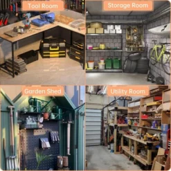 Outdoor Metal Storage Shed, Large Weatherproof Garden Shed For Tools,with Lockable Doors And Sloping Roof,for Lawn Equipment, Patio & Backyard 14 Outdoor Metal Storage Shed, Large Weatherproof Garden Shed For Tools,with Lockable Doors And Sloping Roof,for Lawn Equipment, Patio & Backyard -Living Aura Store GUEST bfaf2854 6208 4c0b 8742 7057fa77f8c8