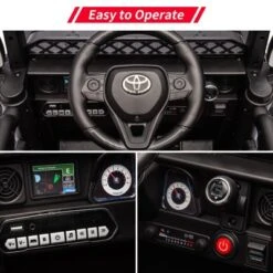 12V Ride On Truck Car For Kids, Kids Car W/2.4G Remote Control, Led Lights, Suspension, Safety Belt, Powered Electric Vehicle For Boys And Girls -Living Aura Store GUEST c02cf5af 74b9 4cd4 8c3c 0e7faeb68557