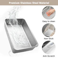 Enclosed Metal Litter Box With Lid, Large Metal Litter Box For Cats, Covered Dog Proof Litter Box 8'' Deep,Removable Top And Litter Scooper 11 Enclosed Metal Litter Box With Lid, Large Metal Litter Box For Cats, Covered Dog Proof Litter Box 8'' Deep,Removable Top And Litter Scooper -Living Aura Store GUEST c2602f2c a151 4b48 ab37 b49fb9596eaf