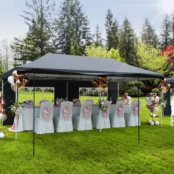 10x20 Pop Up Canopy Tent, Heavy Duty Commercial Easy Up Canopy With Removable Sidewalls, Awning & Roller Bag For Outdoor, Parties, Garden Gazebo Tent -Living Aura Store GUEST c51d6c75 2729 4d7a bbb8 c5954bf78c14