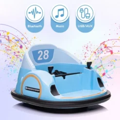 12V Kids Electric Ride On Bumper Car, 3 Speed Toddler Bumper Car With Remote, Baby Bumping Toy With Music, LED Lights, 360 Degree Spin For Boys Girls 14 12V Kids Electric Ride On Bumper Car, 3 Speed Toddler Bumper Car With Remote, Baby Bumping Toy With Music, LED Lights, 360 Degree Spin For Boys Girls -Living Aura Store GUEST c78392f0 523c 48dd 8807 60ca12cd179c