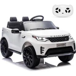 Kids Ride On Cars, Licensed Land Rover, 12V 4.5Ah Battery-Powered Electric Toy Car For Kids,2 Motors, 3 Speeds,Safety Belt -Living Aura Store GUEST ca32f38e 96d4 4e36 bf11 9ab4173550fd