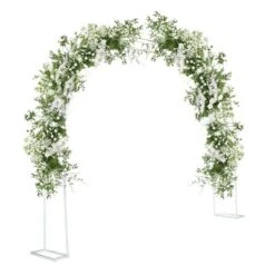 Metal Garden Arch Trellis , Weatherproof Arch Frame For Climbing Plants, Outdoor Indoor Arbor Archway For Decorations -Living Aura Store GUEST caf0dae8 6c8c 4f1f a03c 93050fe0a8a6