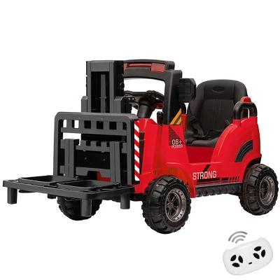 12V Kids Ride On Forklift Car, Electric Ride On Construction Car With Remote Control, Liftable Fork And Pallet, , Music Ride On Toy For Kids 7 12V Kids Ride On Forklift Car, Electric Ride On Construction Car With Remote Control, Liftable Fork And Pallet, , Music Ride On Toy For Kids - Image 7